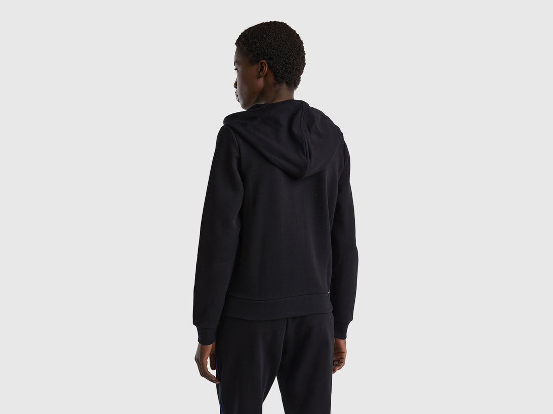 Cotton Sweatshirt With Zip And Hood_3J68D5009_902_02