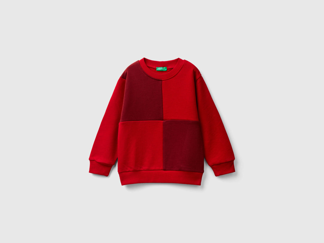 Sweatshirt With Maxi Check