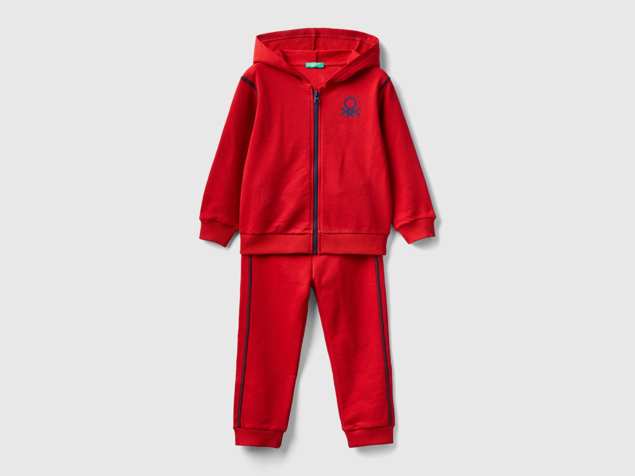 Hoodie Tracksuit In 100% Cotton