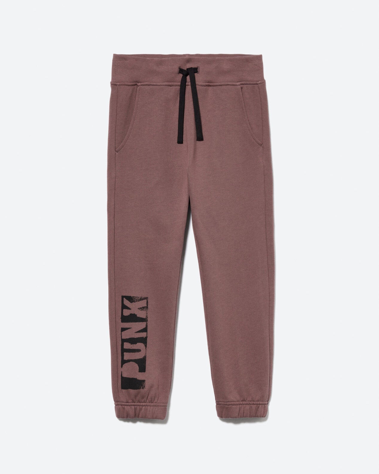 Brown Jogger Sweatpants With Print Sisley