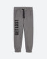Dark Grey Jogger Sweatpants With Print Sisley