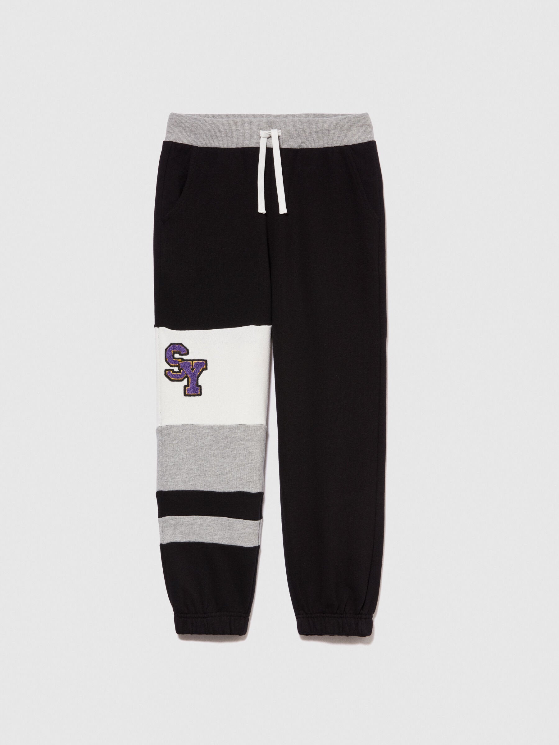Color Block Joggers_3J68XF011_100_01
