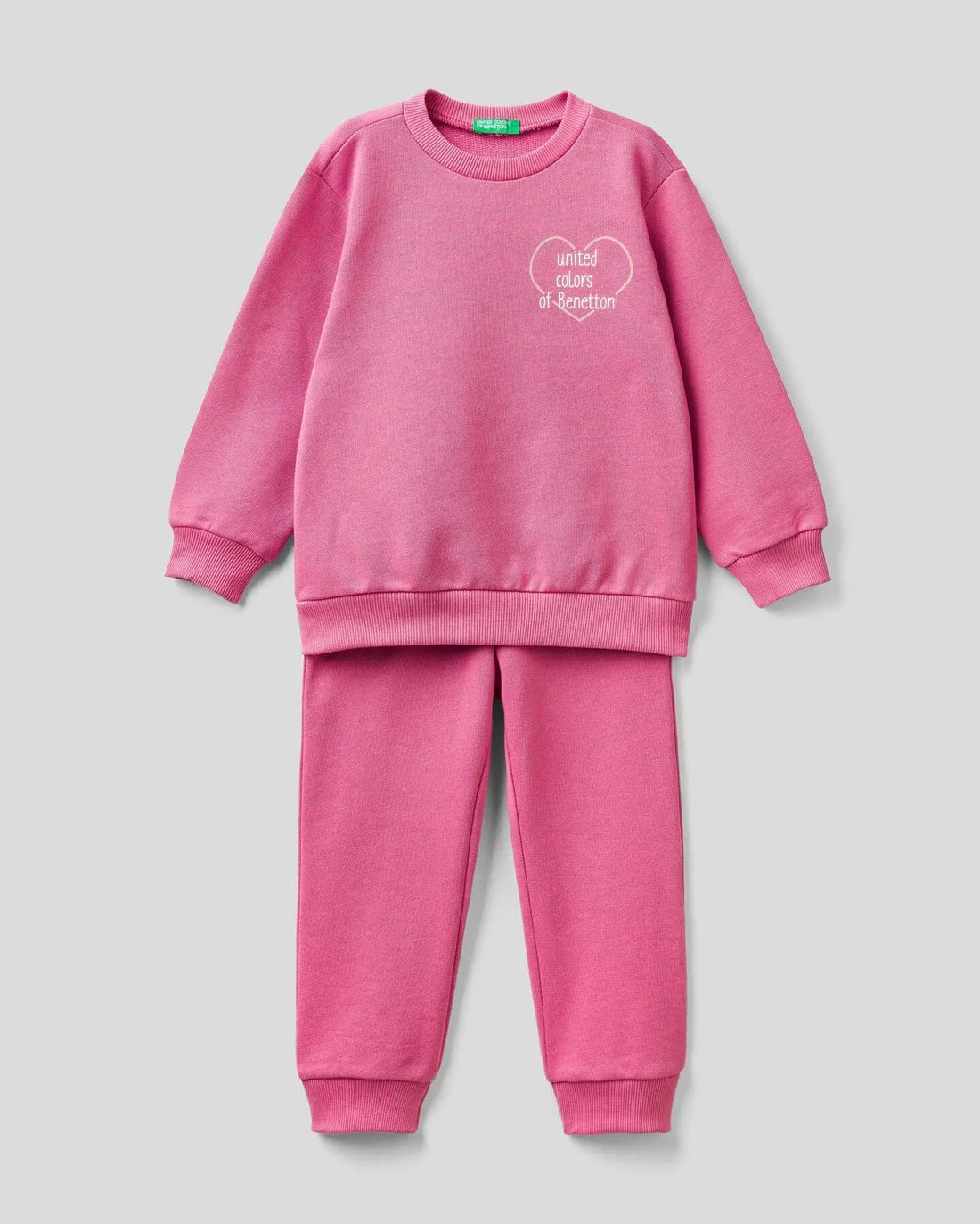 Fuchsia Sweat Tracksuit In 100% Organic Cotton - BEVAVA
