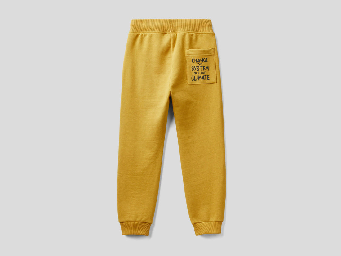 Sweatpants With Print Benetton