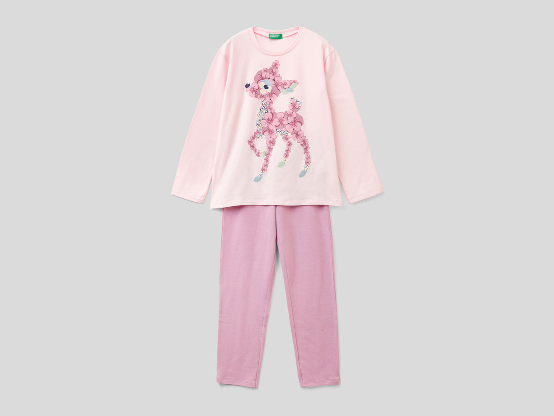 Pyjamas With Glittery Print