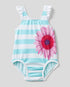 Light Blue Swim Suit Benetton