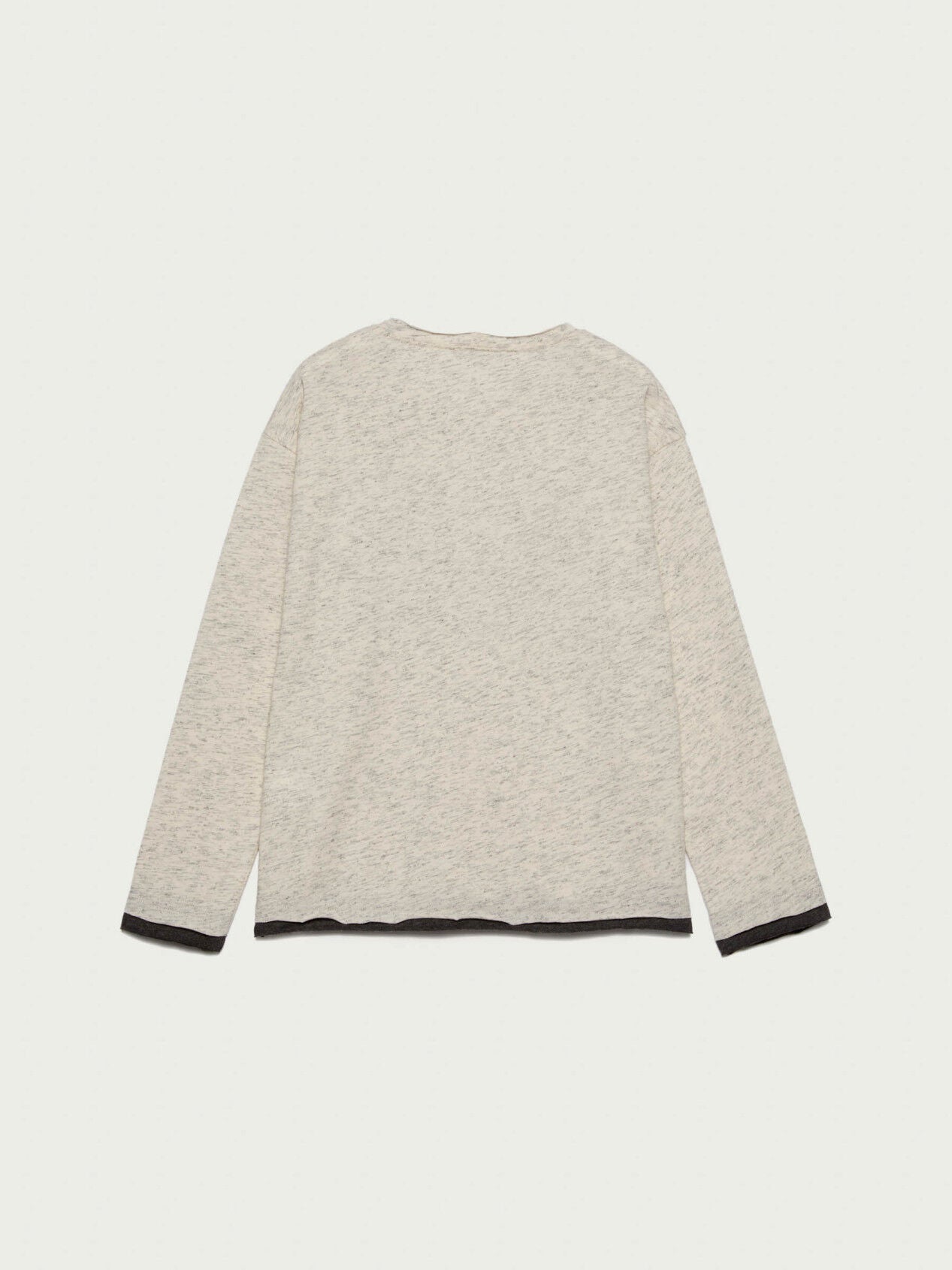 Light Grey T-Shirt L/S Sisley