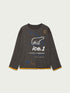 Dark Grey T-Shirt L/S Sisley