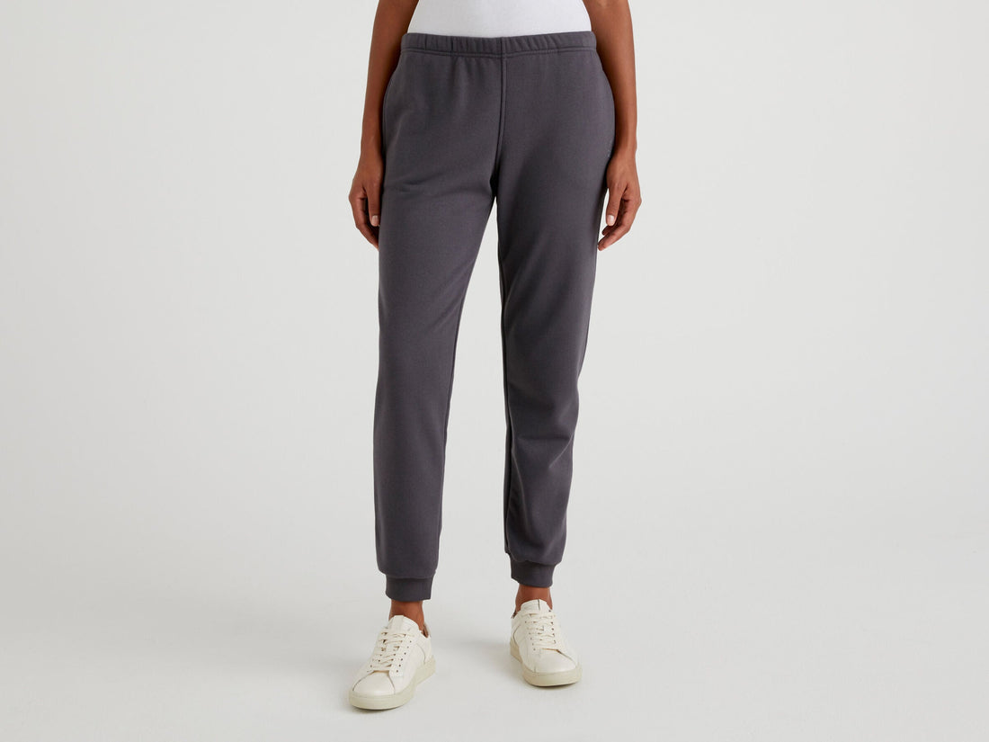 Warm Sweatpants With Logo Benetton
