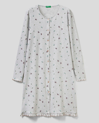 Light Grey Night Dress Benetton