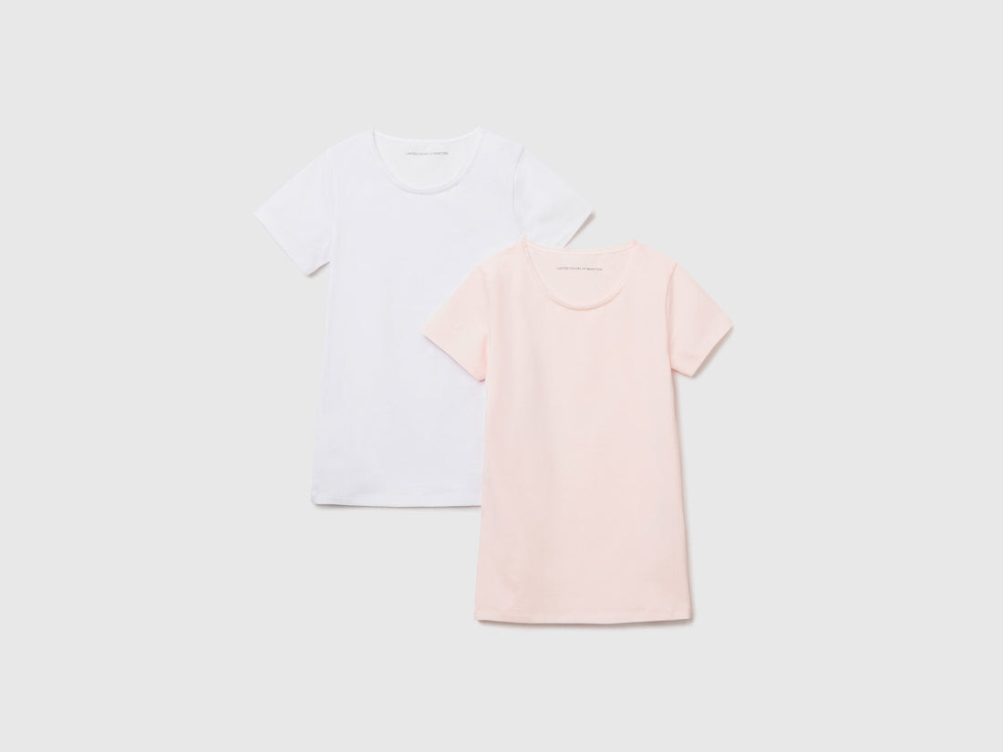 Two T-Shirts In Stretch Cotton_3MC10M490_901_01