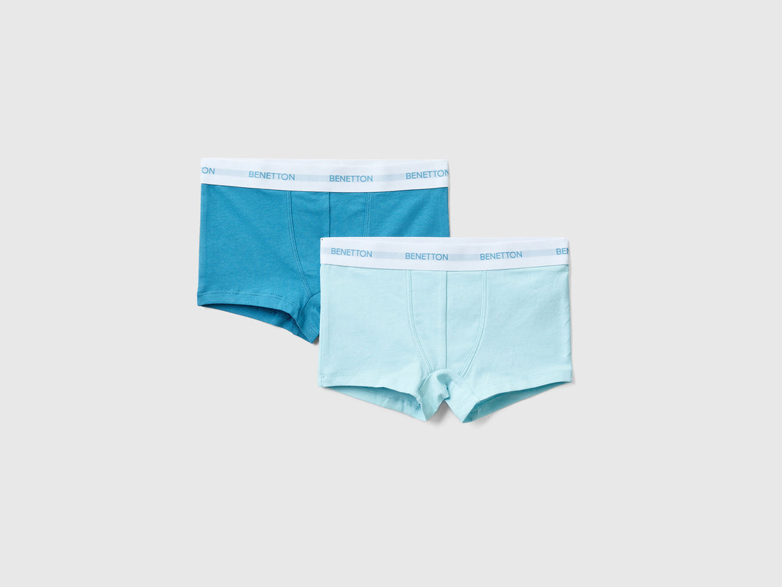 Two Pairs Of Boxers With Logoed Elastic