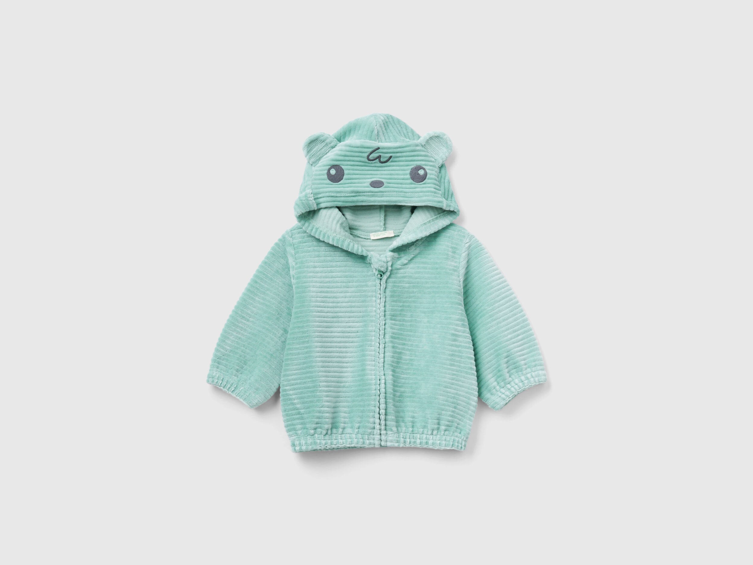 Sweatshirt In Chenille With Hood_3MCDA5011_18E_01