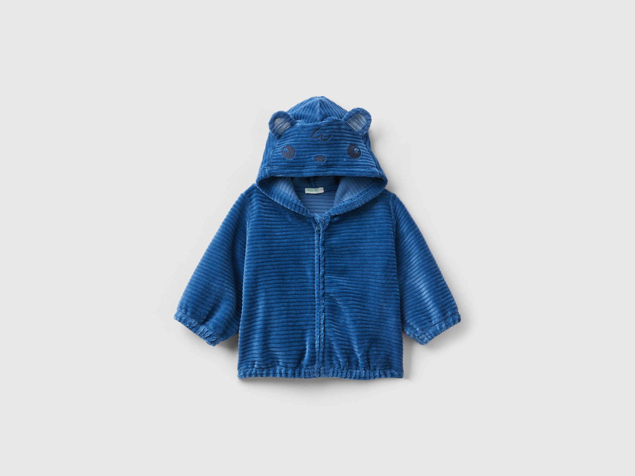 Sweatshirt In Chenille With Hood_3MCDA5011_217_01