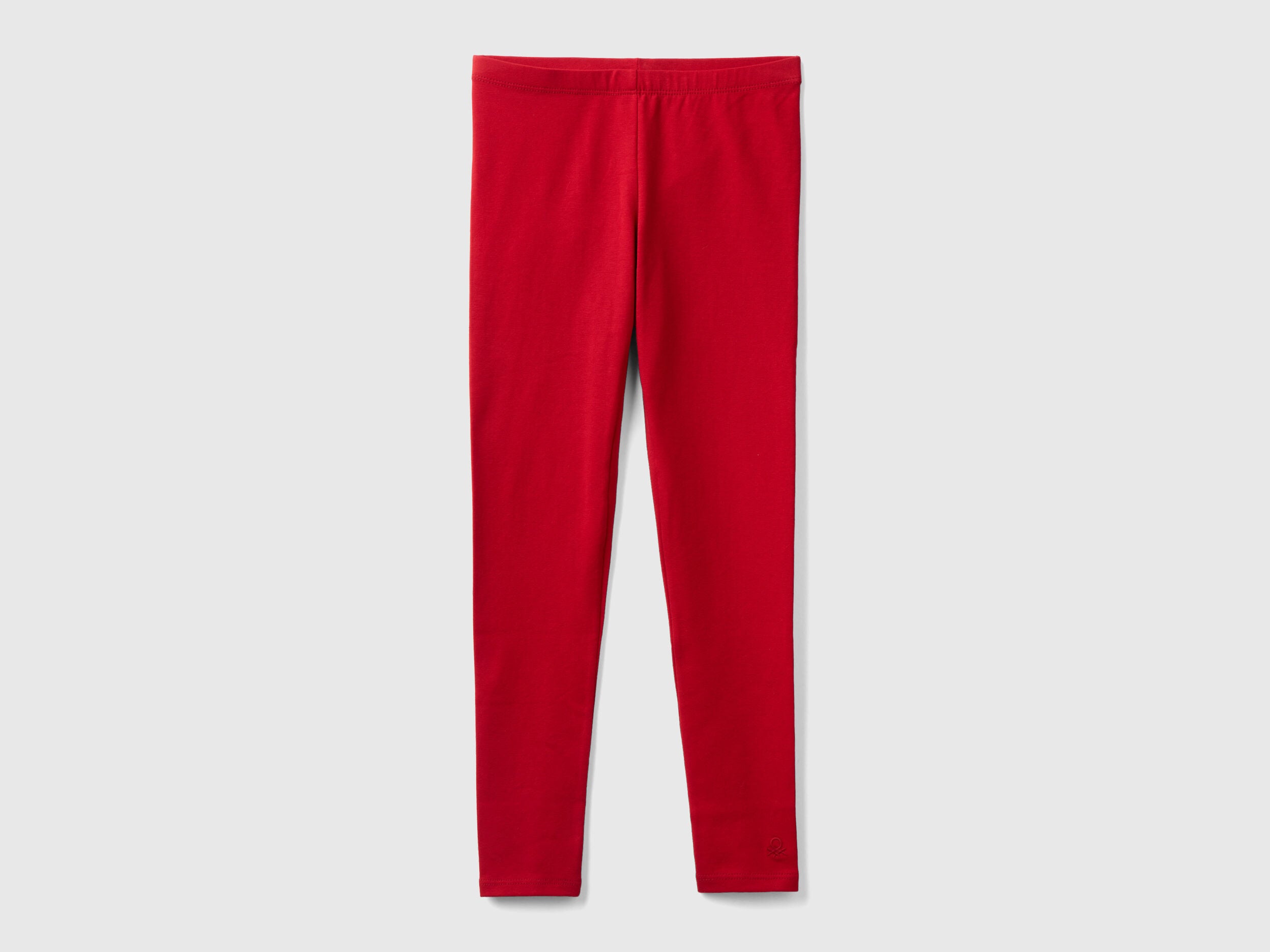 Leggings In Stretch Cotton With Logo - BEVAVA