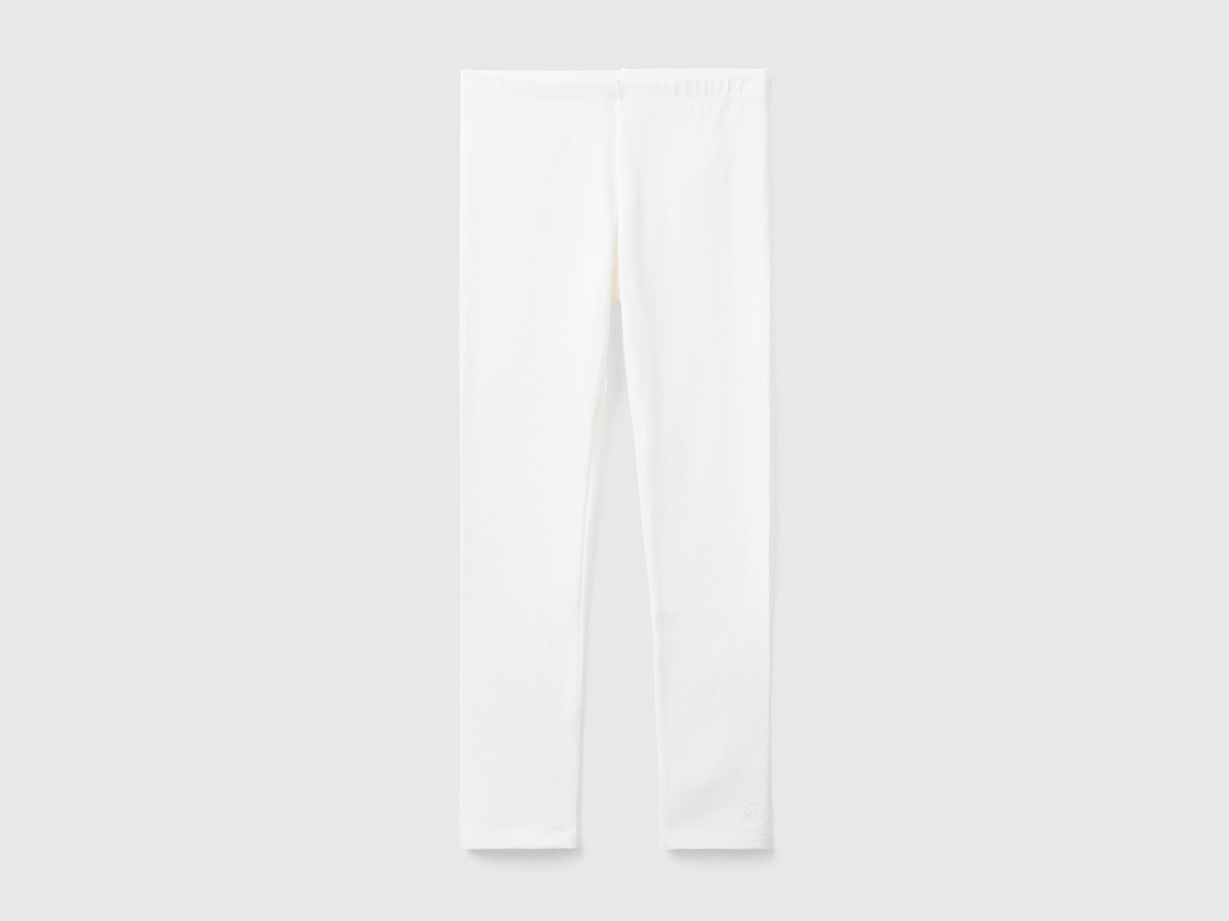 Leggings In Stretch Cotton With Logo