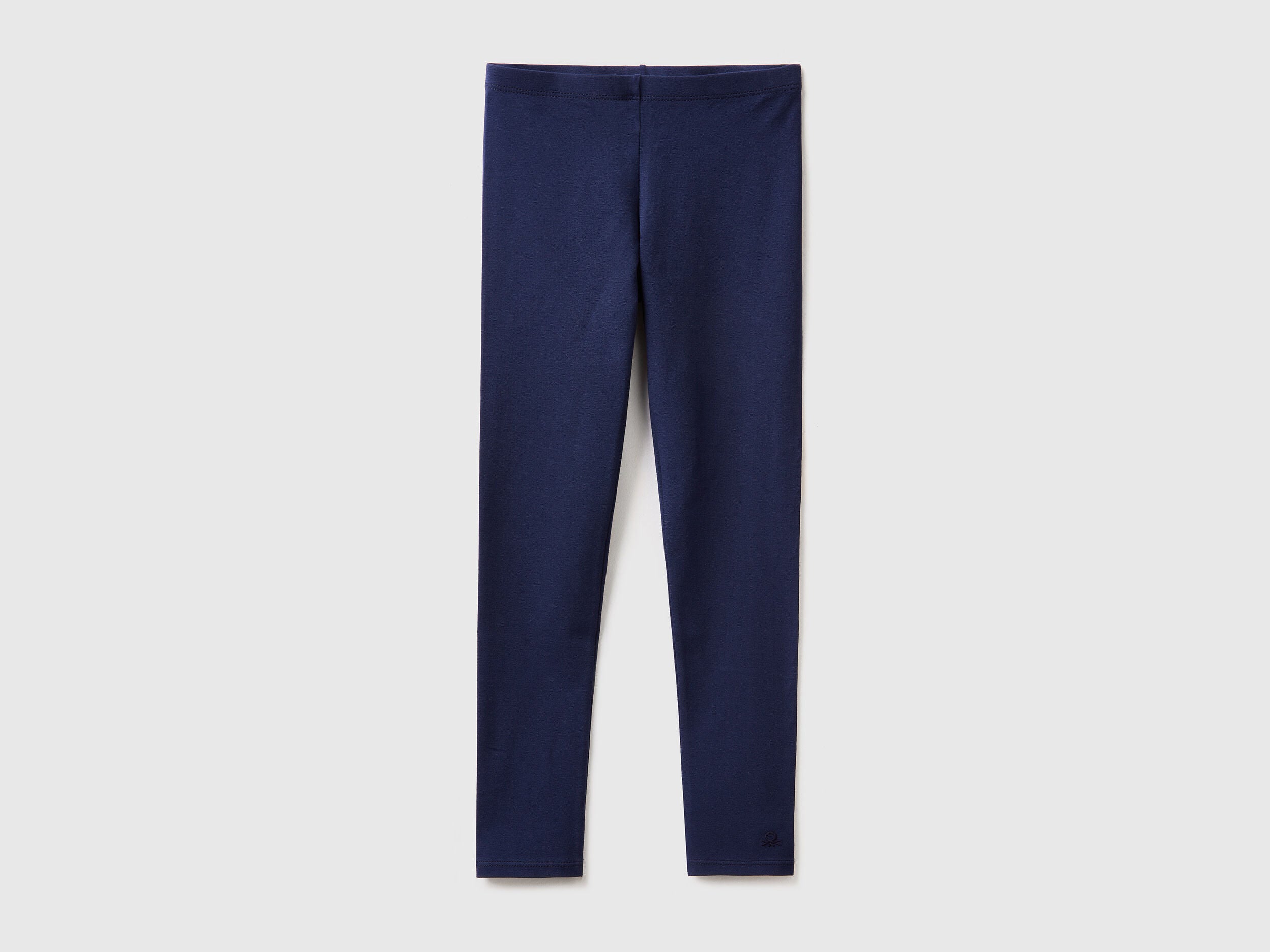 Leggings In Stretch Cotton With Logo - BEVAVA