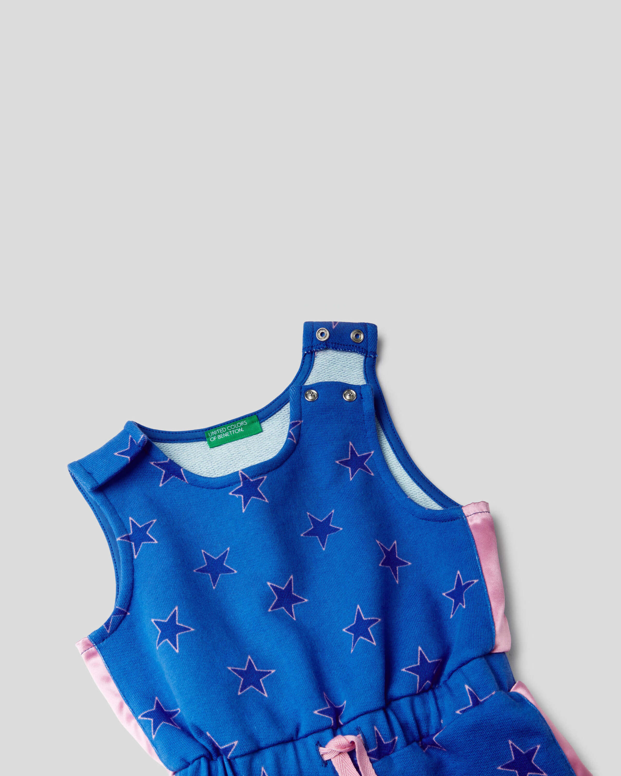 Middle Blue Overall Benetton