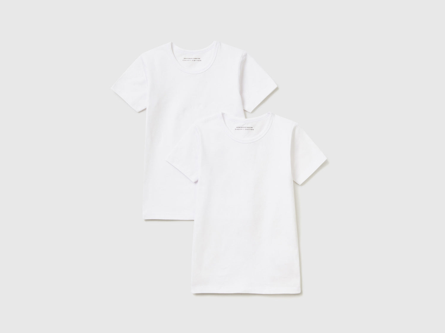 Two T-Shirts In Organic Stretch Cotton