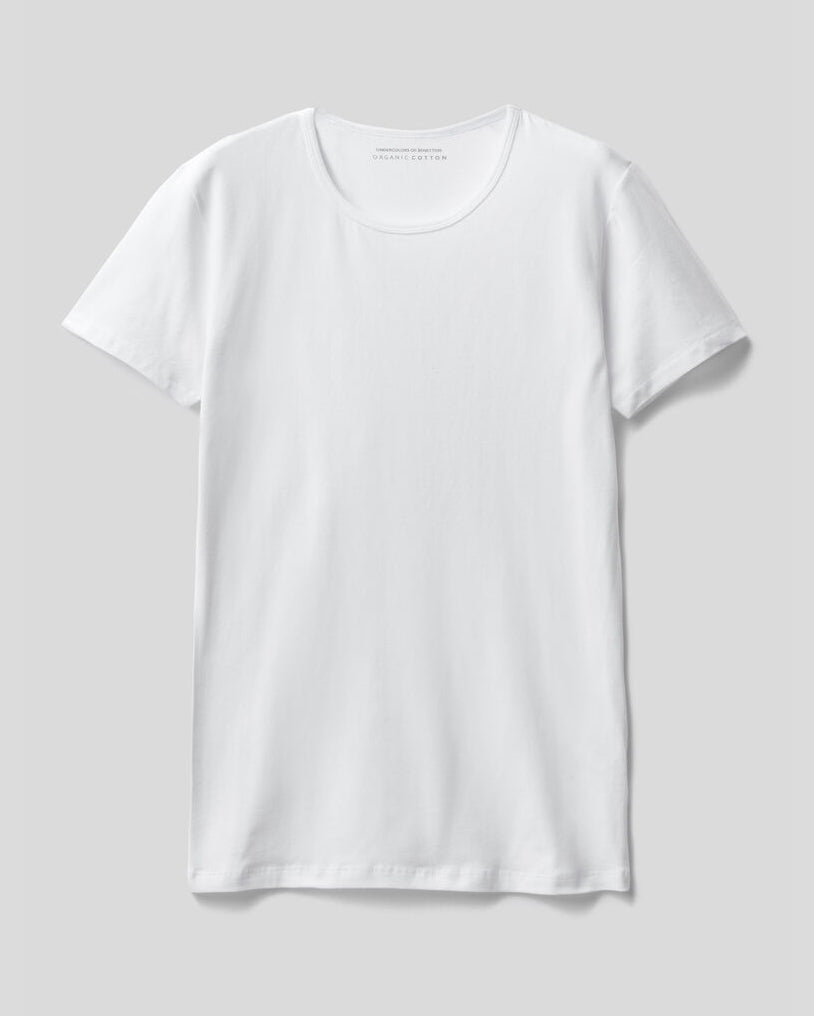 White T-Shirt Benetton