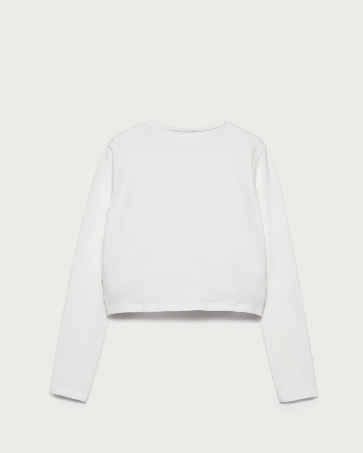 White T-Shirt L/S Sisley