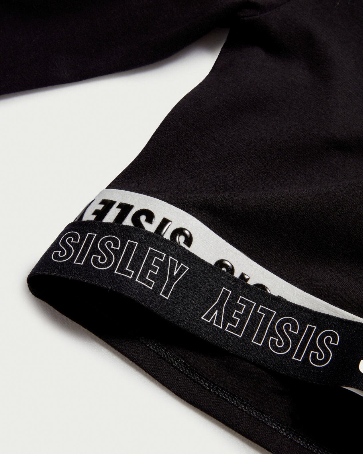 Black T-Shirt L/S Sisley