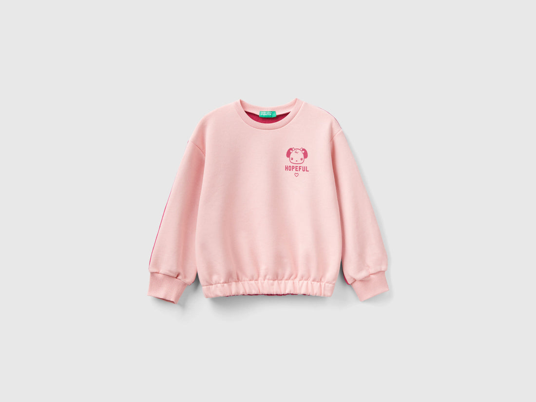 Color Block Sweatshirt With Print_3PANG10AI_03Z_01