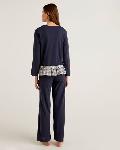 Dark Blue Pyjama (Sweater+Trouser)