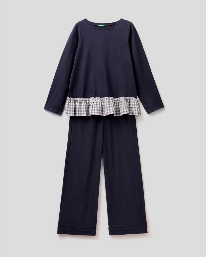 Dark Blue Pyjama (Sweater+Trouser)