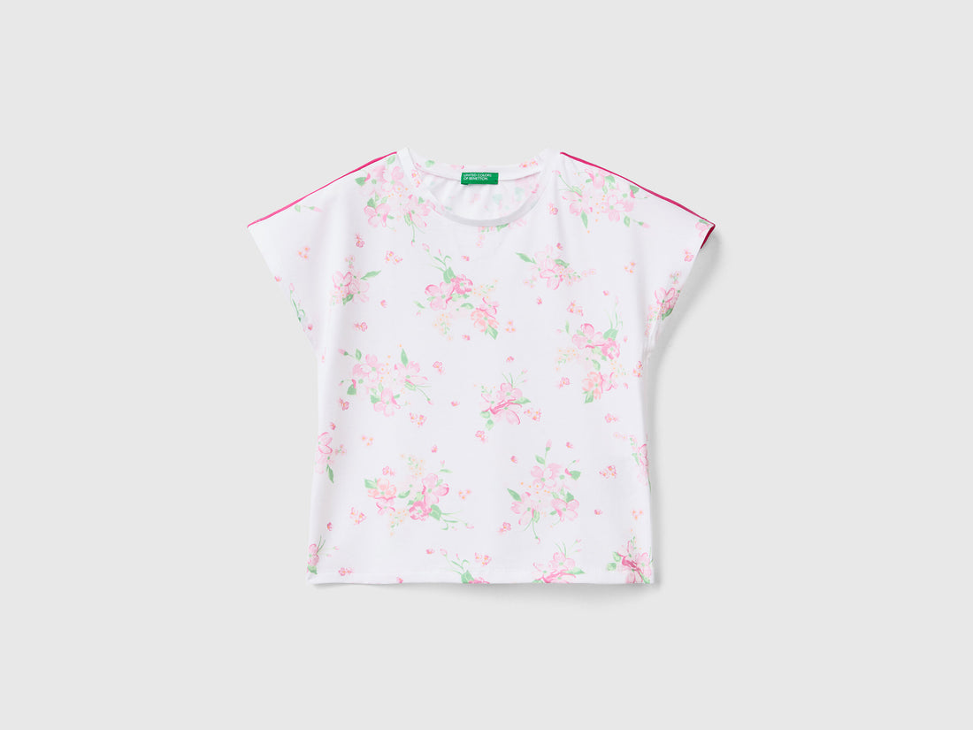 T-Shirt With Floral Print