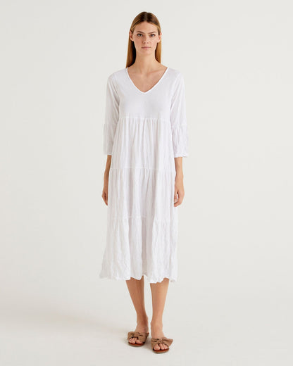 White Dress Benetton