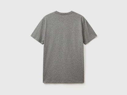 T-Shirt With Print In Long Fiber Cotton
