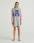 Light Grey Nightshirt In Long Fiber Cotton Benetton