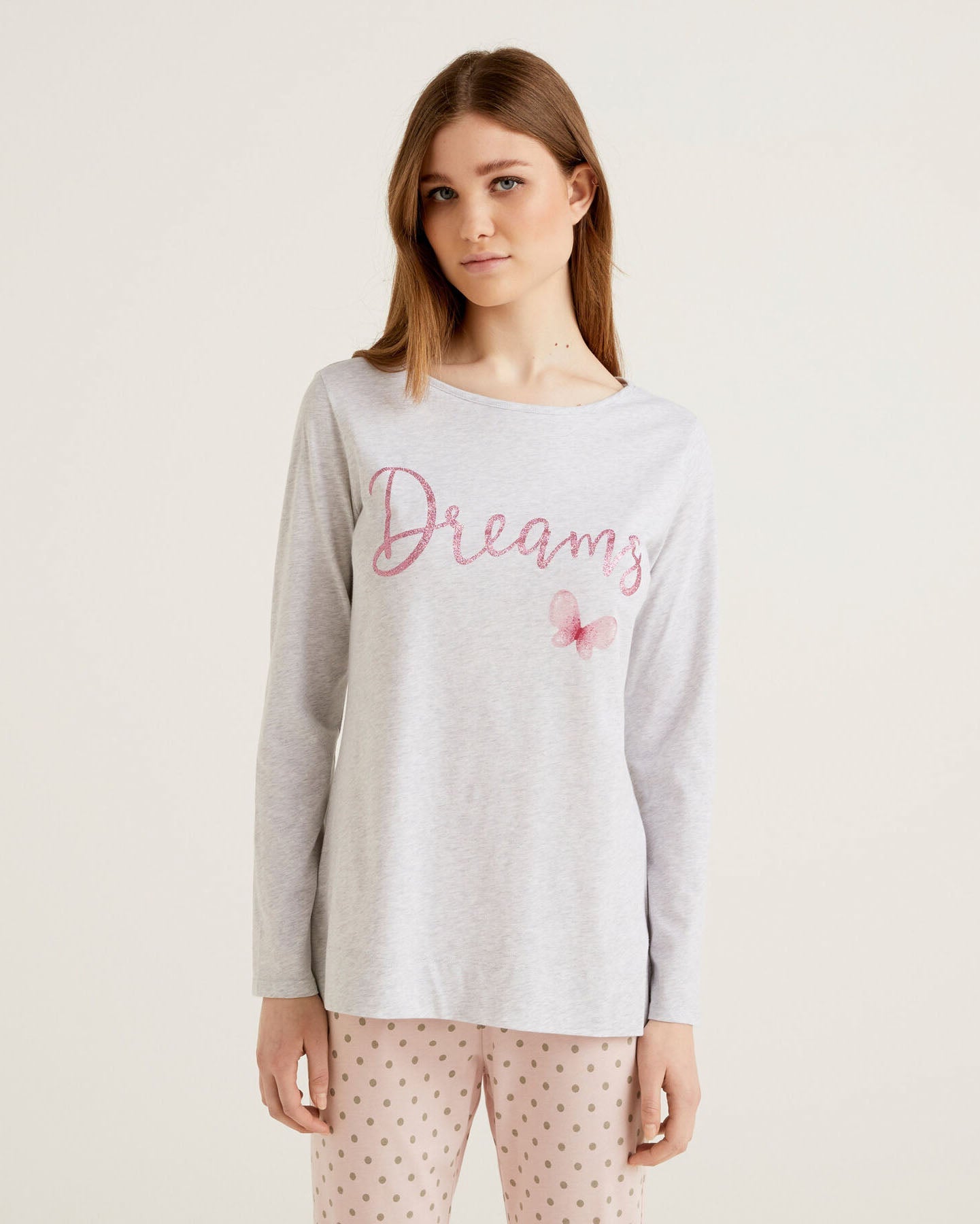 Middle Grey T-Shirt L/S Benetton