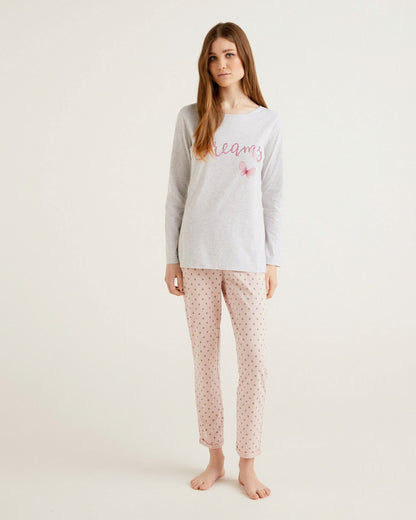 Middle Grey T-Shirt L/S Benetton