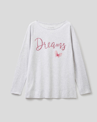 Middle Grey T-Shirt L/S Benetton