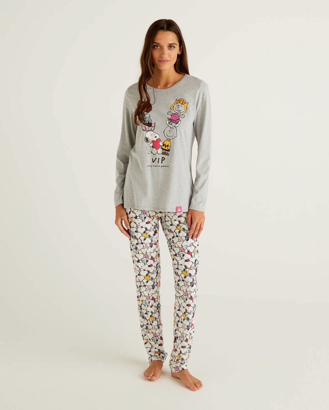 Light Grey T-Shirt L/S Benetton