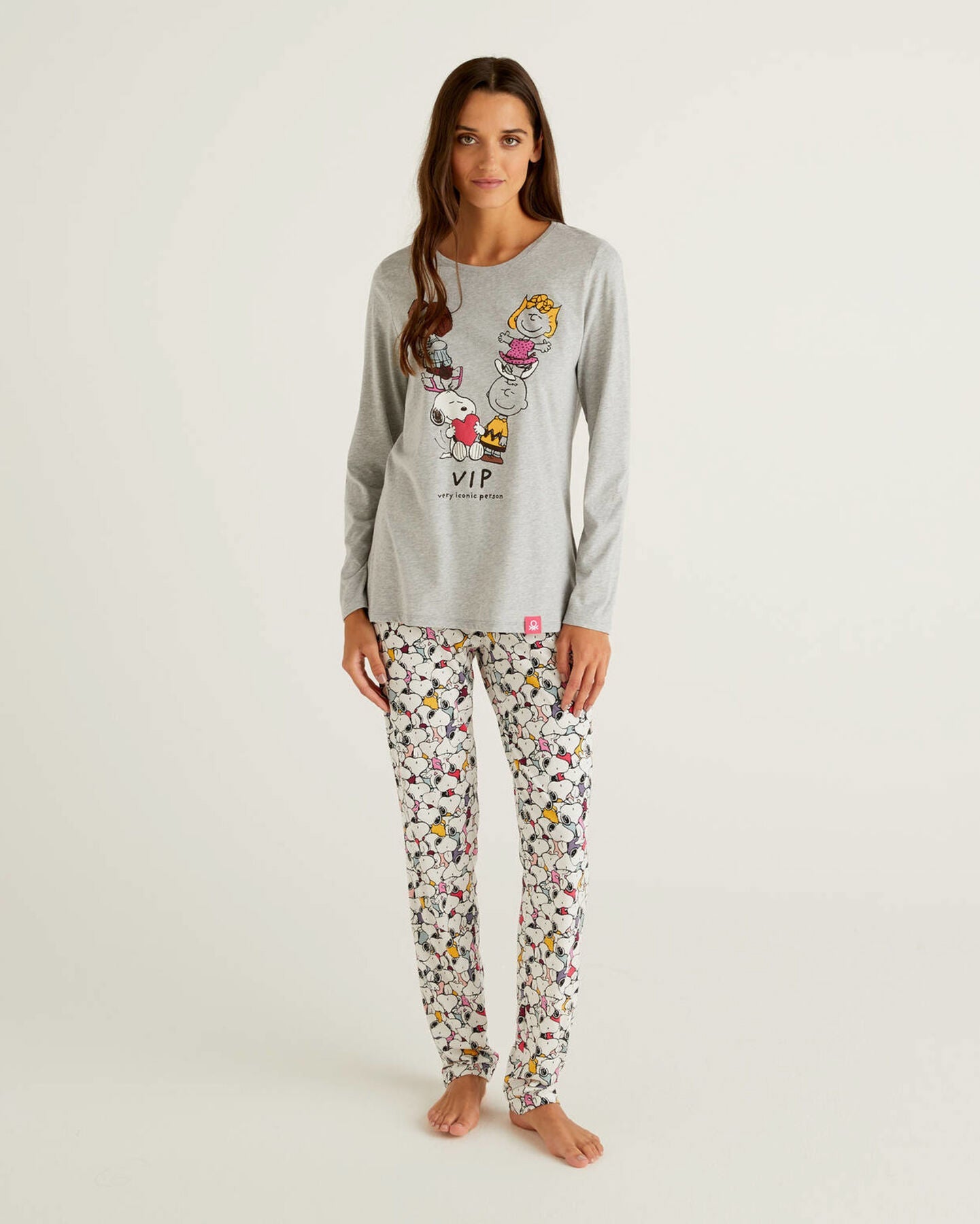 Light Grey T-Shirt L/S Benetton