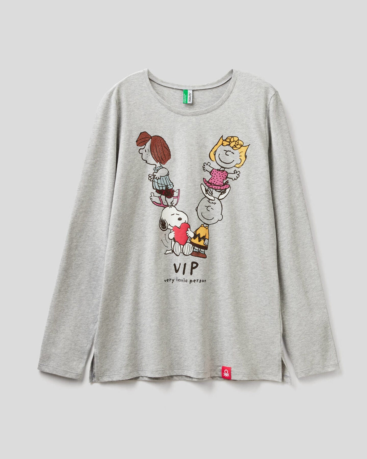 Light Grey T-Shirt L/S Benetton