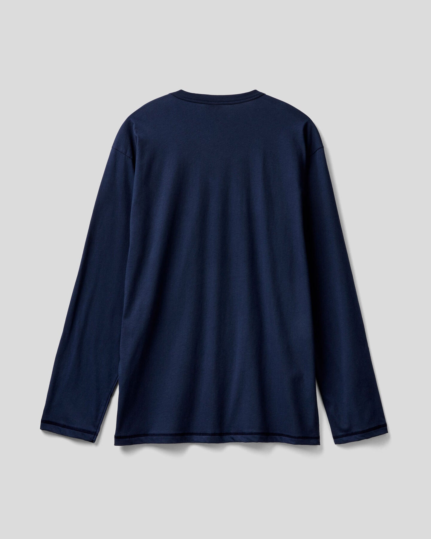Dark Blue Smurfs T-Shirt In Long Fiber Cotton