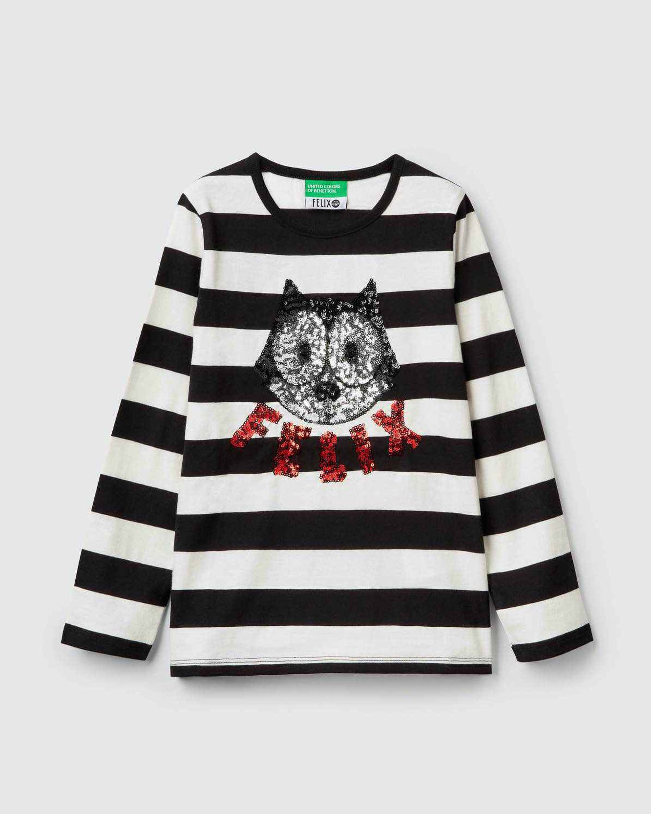 Black T-Shirt L/S Benetton