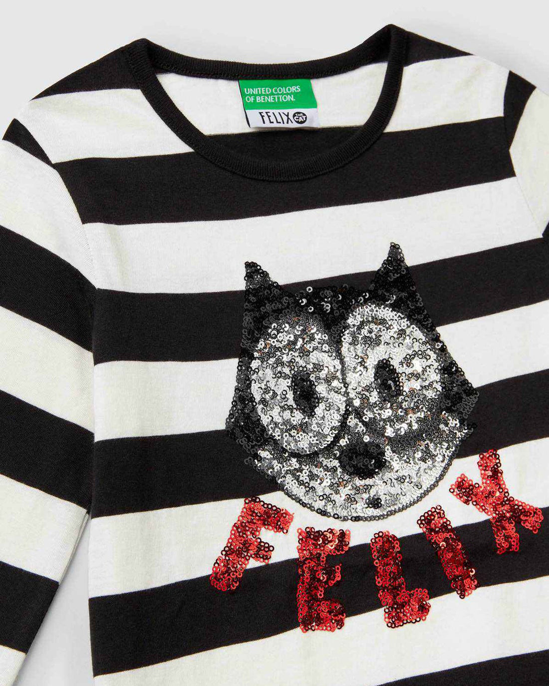 Black T-Shirt L/S Benetton