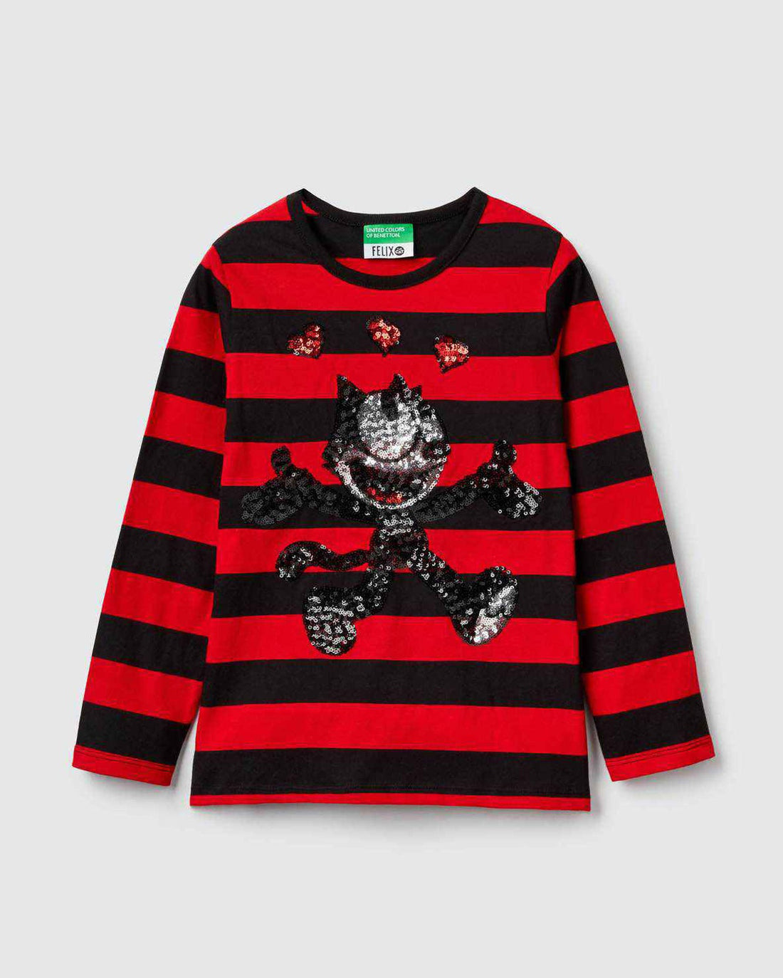 Multi-Color T-Shirt L/S Benetton