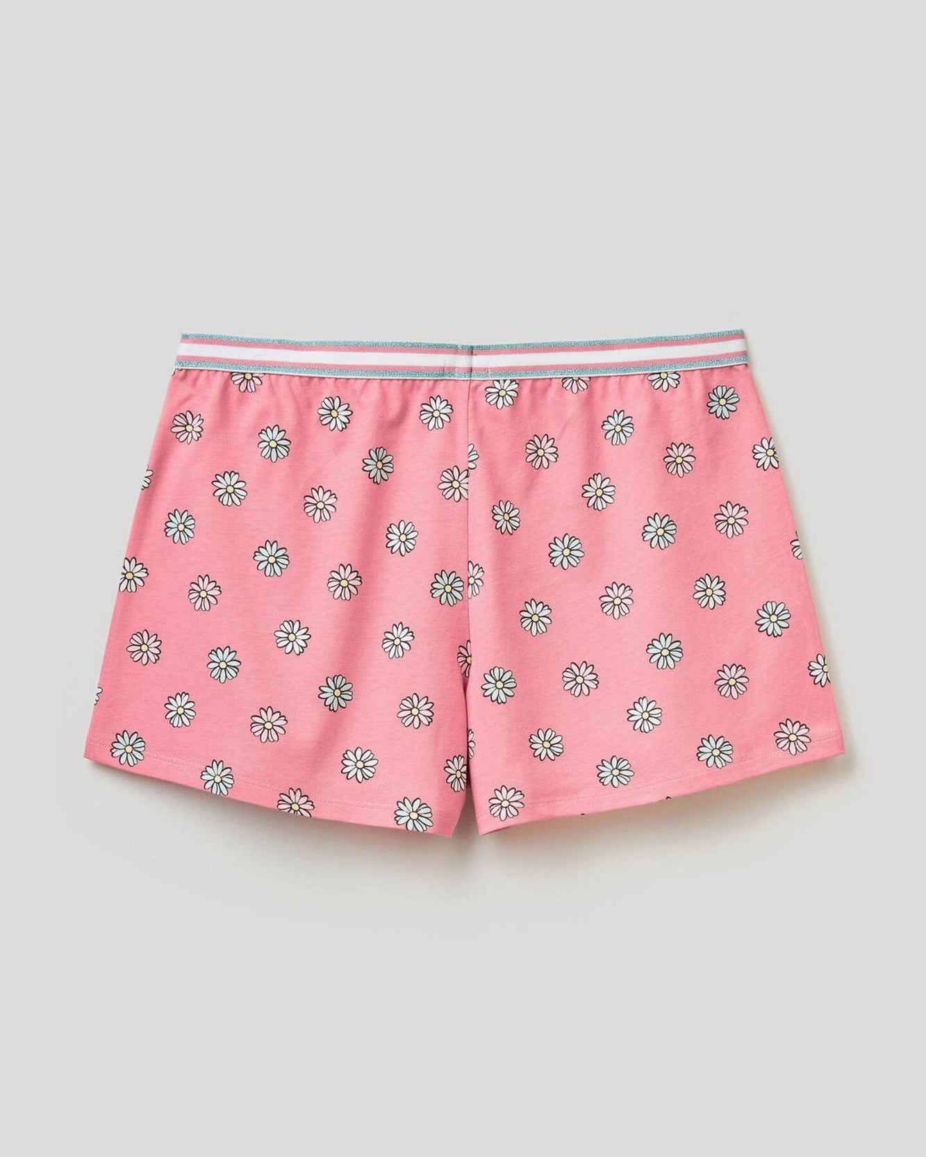 Pink Pyjama Shorts Benetton