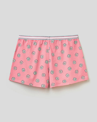 Pink Pyjama Shorts Benetton