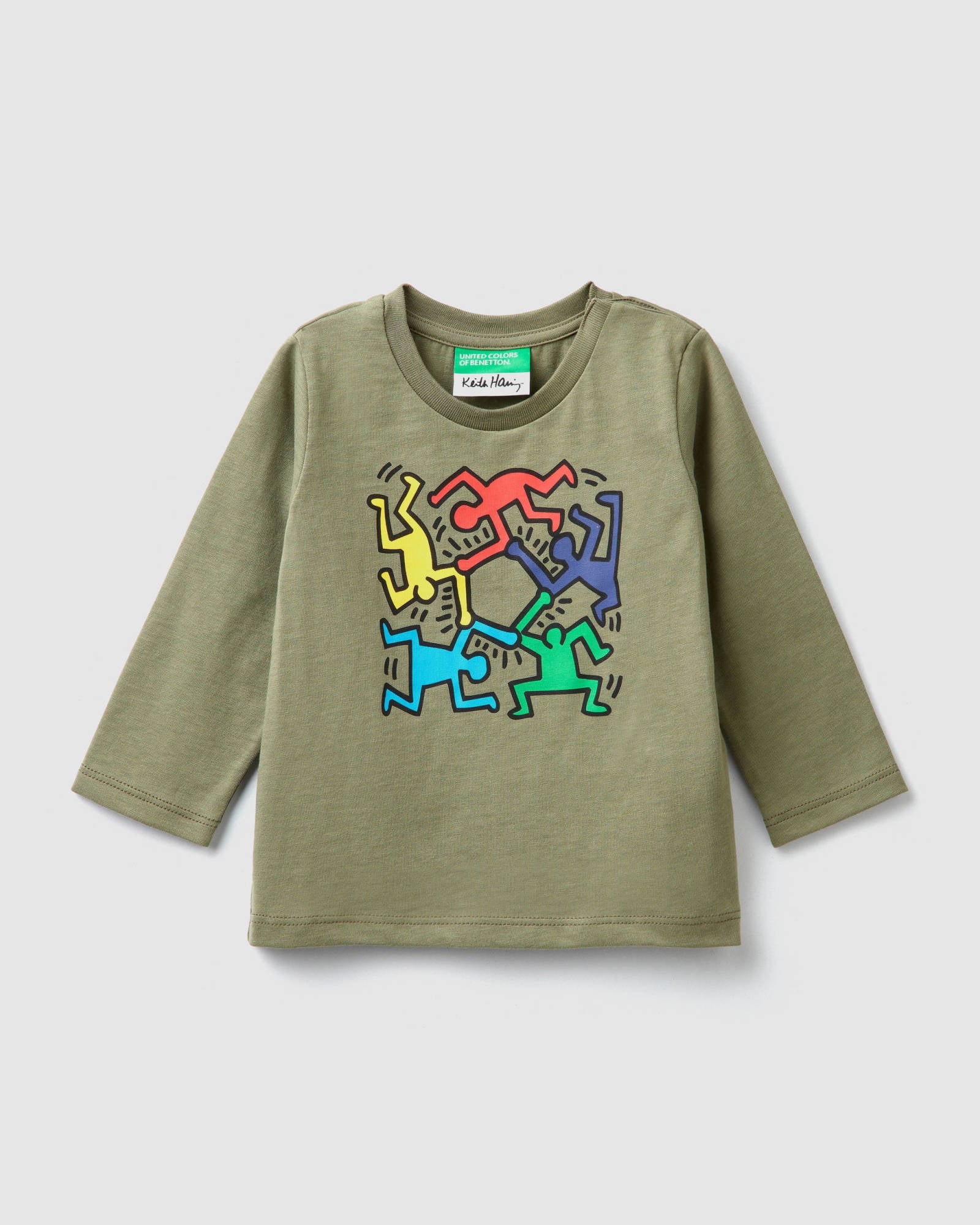 Kaki T-Shirt L/S Benetton