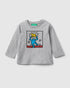 Light Grey T-Shirt L/S Benetton
