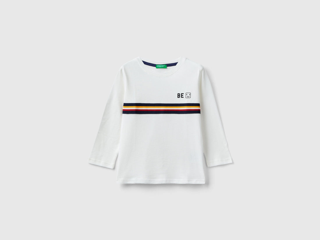 T-Shirt With Ribbed Band