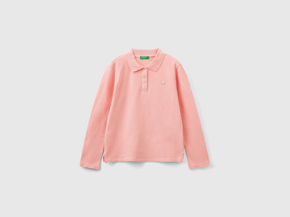 Long Sleeve Polo In Organic Cotton