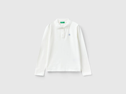 Long Sleeve Polo In Organic Cotton